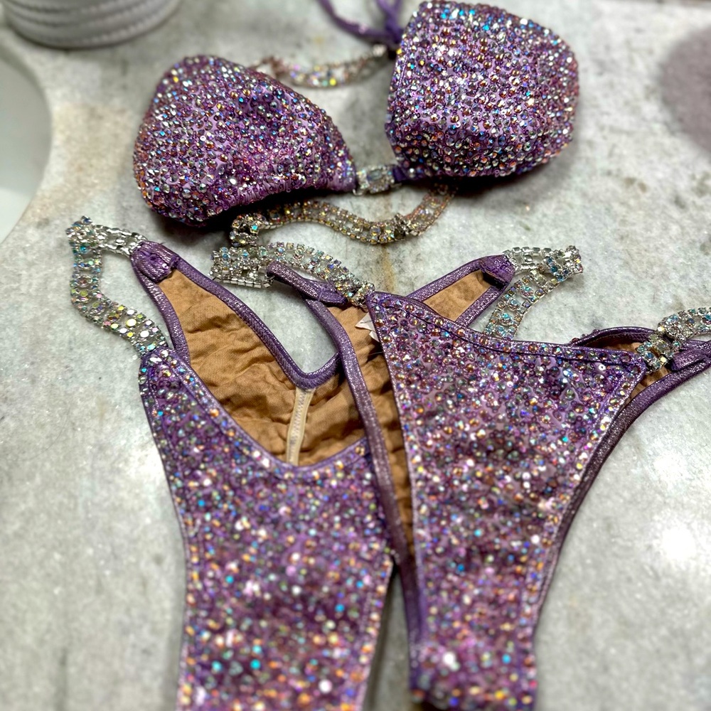 Bikini and wellness competition suit
